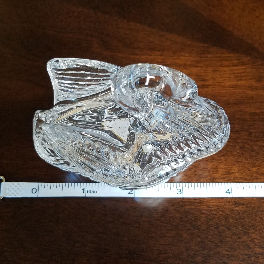 NWOT Crystal Swan Jewelry Box - Picture 7 of 10
